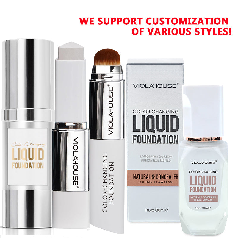 Natural Waterproof Foundation Stick with Brush