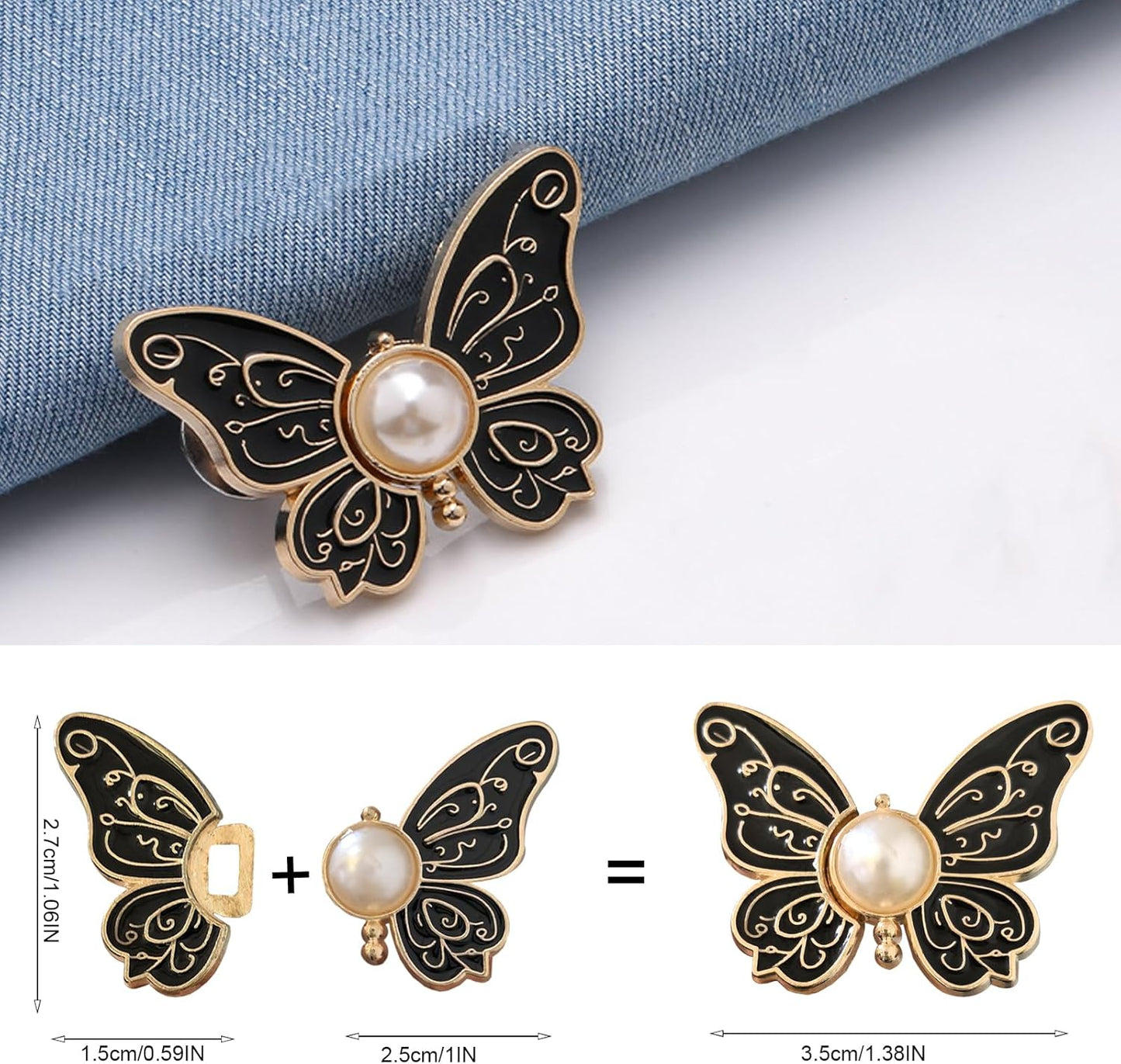 🦋 Detachable Butterfly Clips 🦋