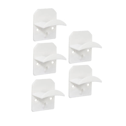 White Helmet Wall Hooks for Wall Rack