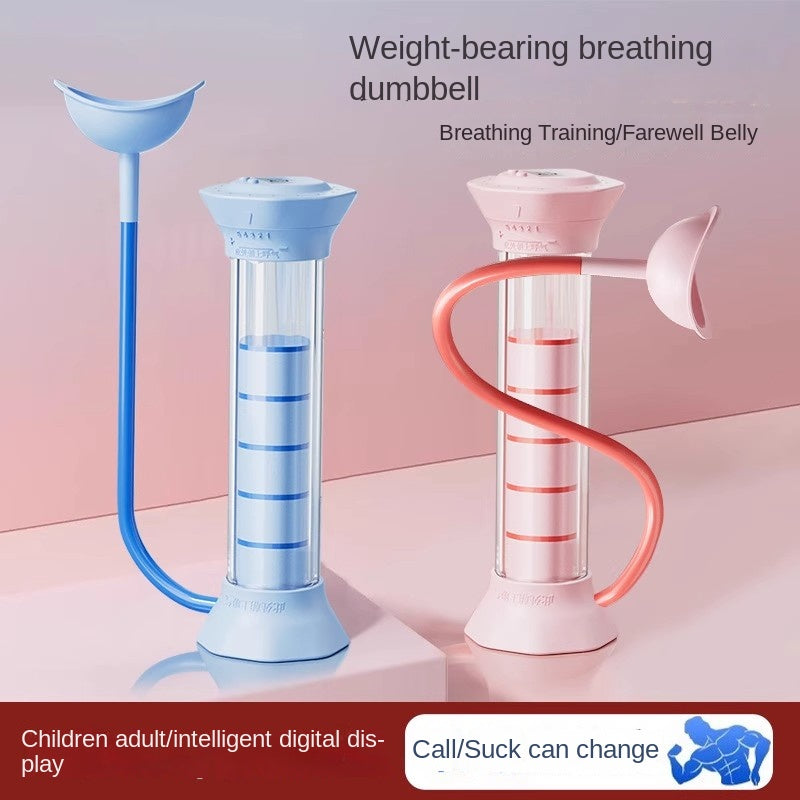Abdominal Breathing Trainer for Lung Capacity Slim Belly Fitness