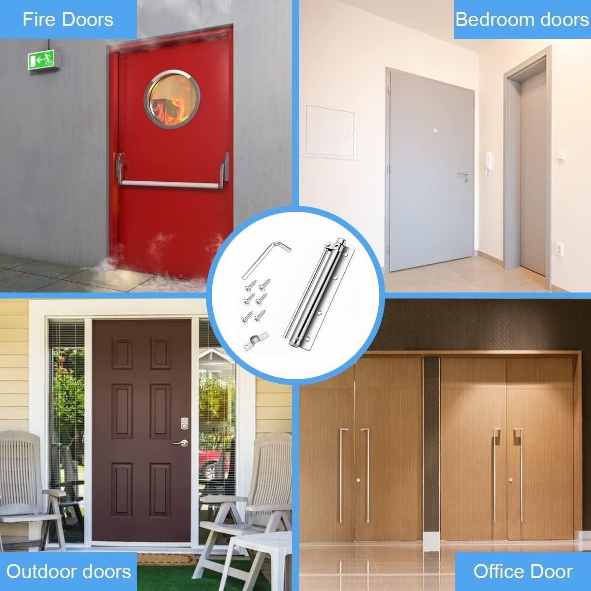 Adjustable  Automatic Door Closer – Up to 35% Off