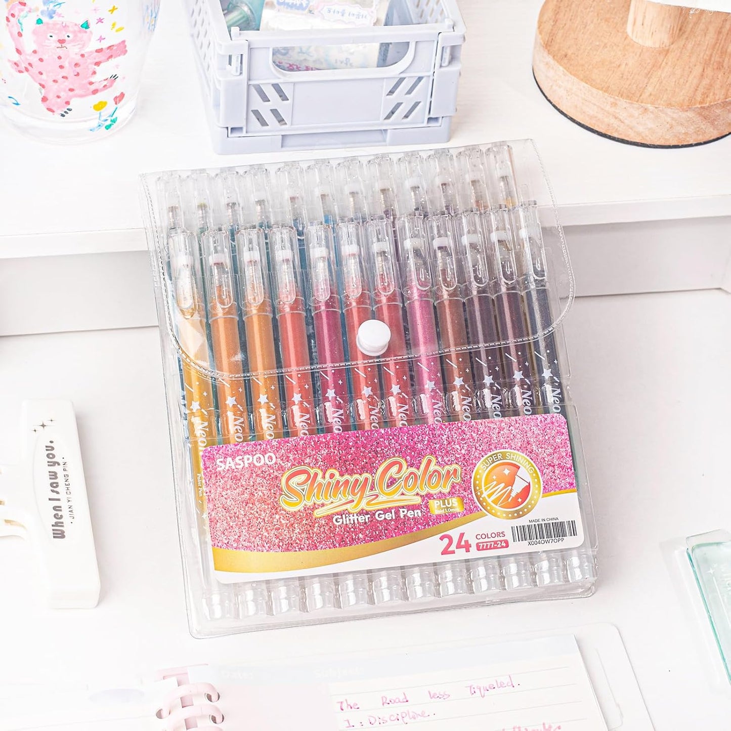 Vibrant Glitter Gel Pen Collection ✨🎨