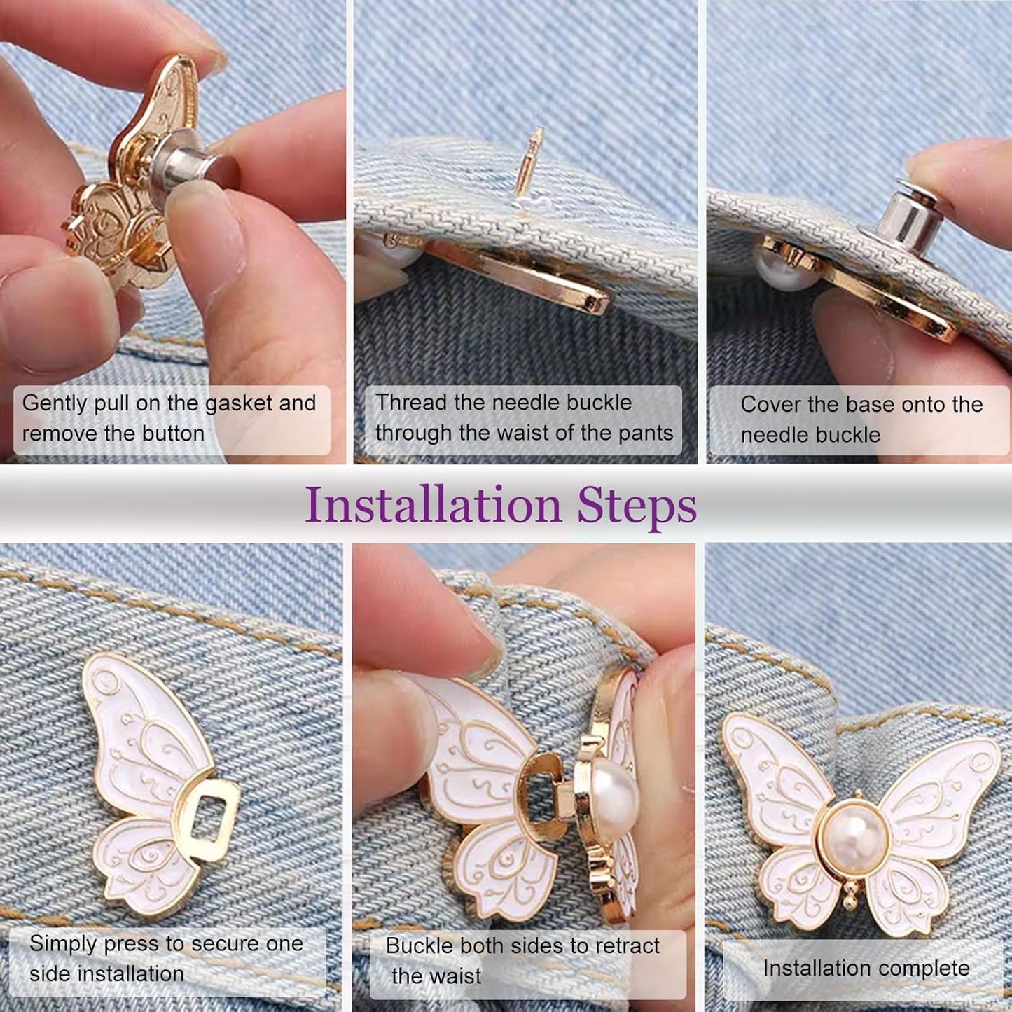🦋 Detachable Butterfly Clips 🦋