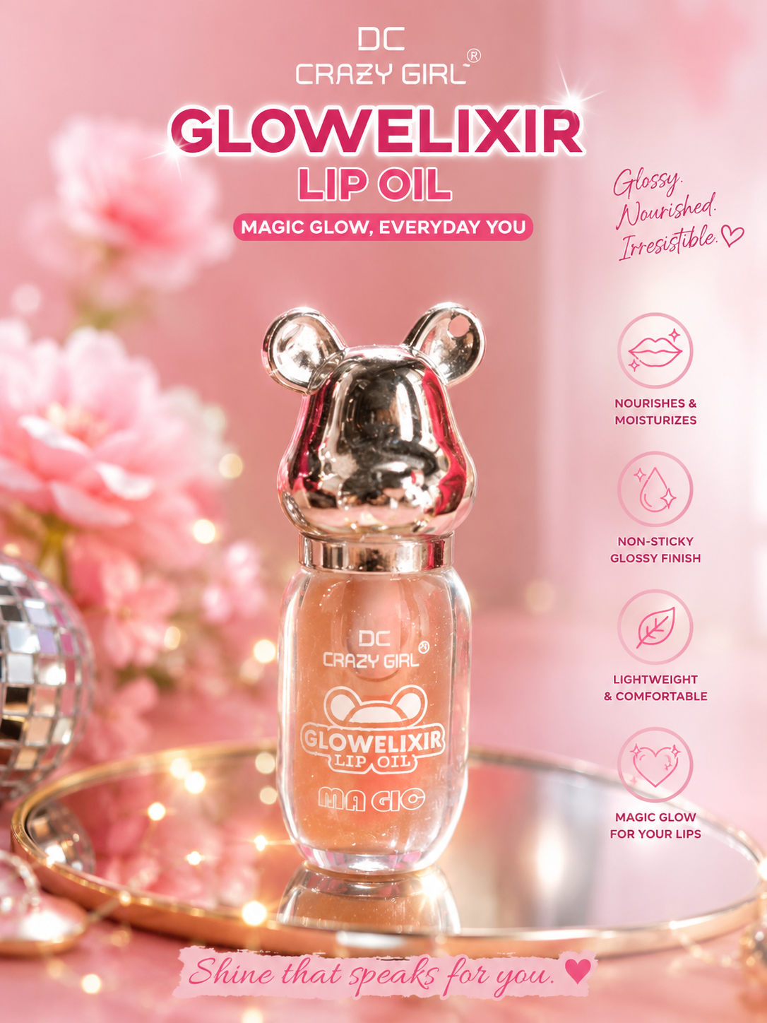 Crystal Glow Lip Oil