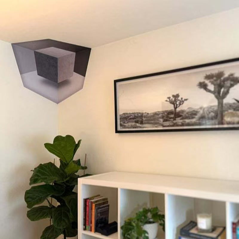 3D Modern Optical Illusion Wall Art Design