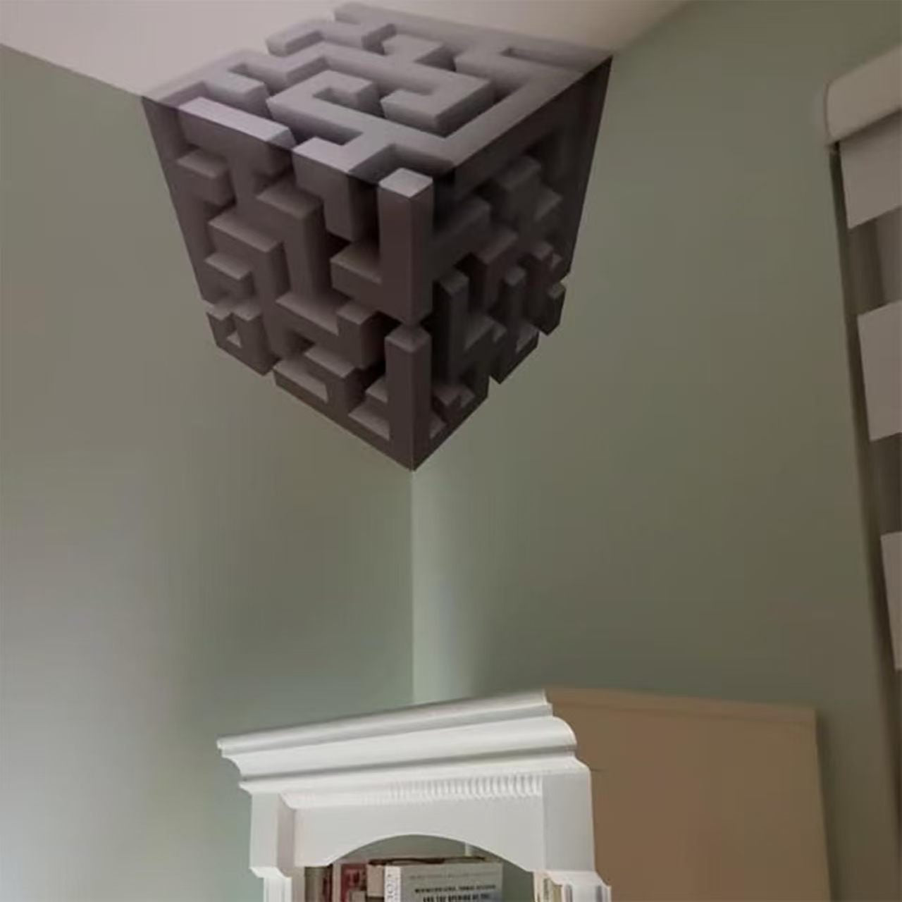 3D Modern Optical Illusion Wall Art Design