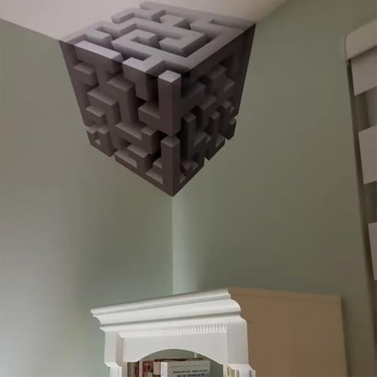 3D Modern Optical Illusion Wall Art Design