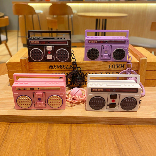 Mini Recorder Radio Keychain