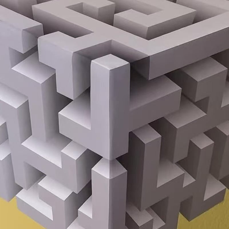 3D Modern Optical Illusion Wall Art Design