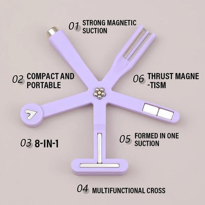 8-in-1 Multi-Functional Nail Magnet Art Tool