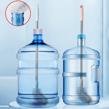 Long Handle Bottle Cleaning Brush With Steel Rod